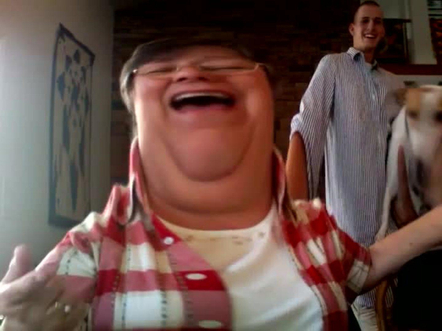 Grandma Plays with Webcam Effects | Jukin Licensing