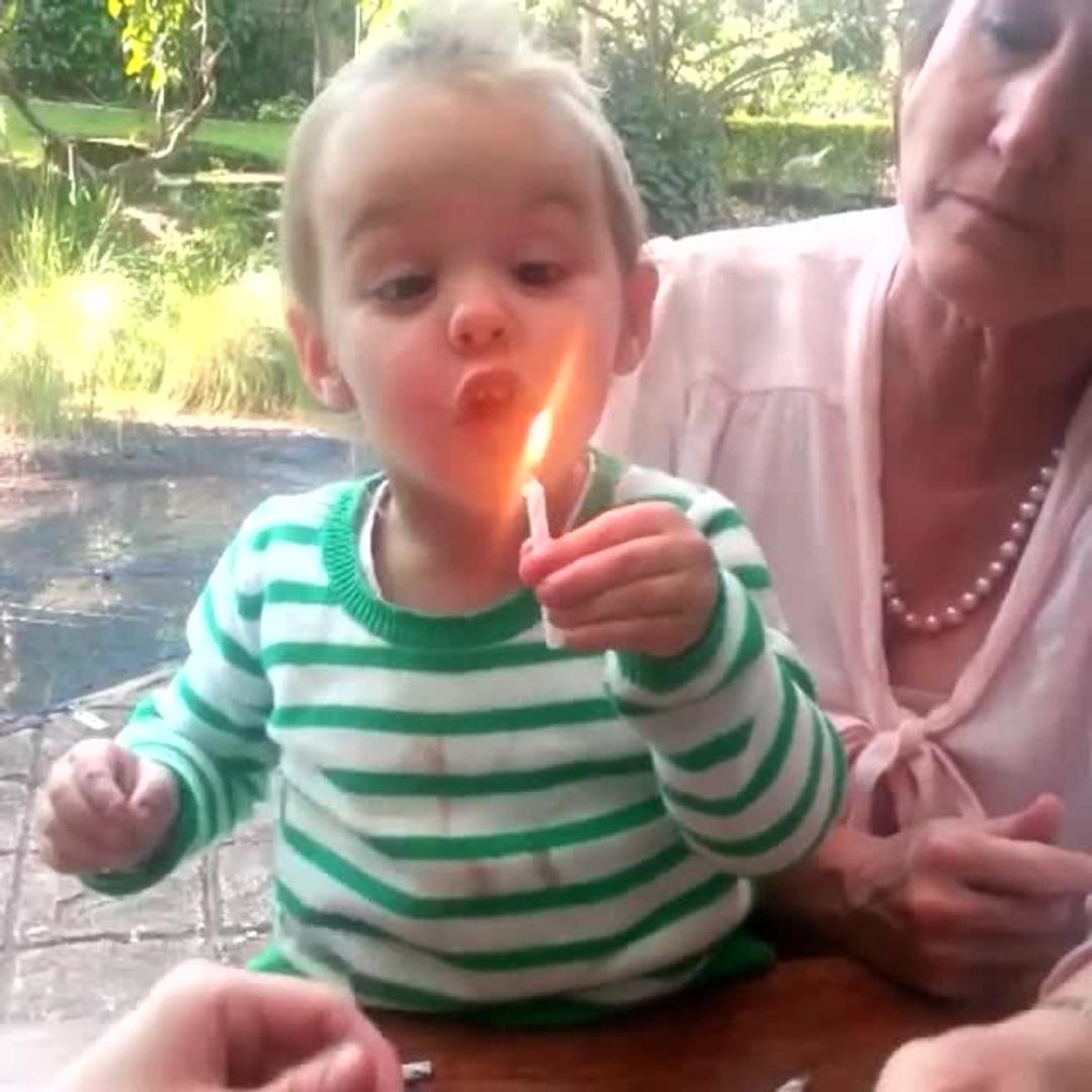 Little Girl Can't Blow Out Candle Jukin Licensing