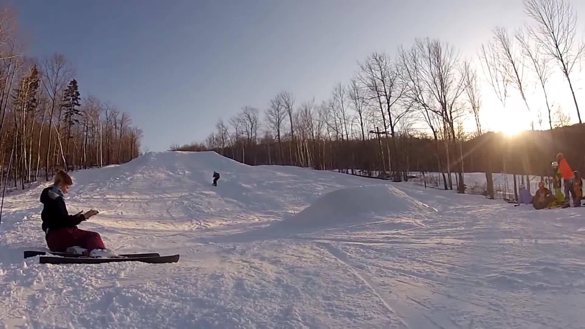 Snowboarding Double Backflip Almost Win Jukin Licensing