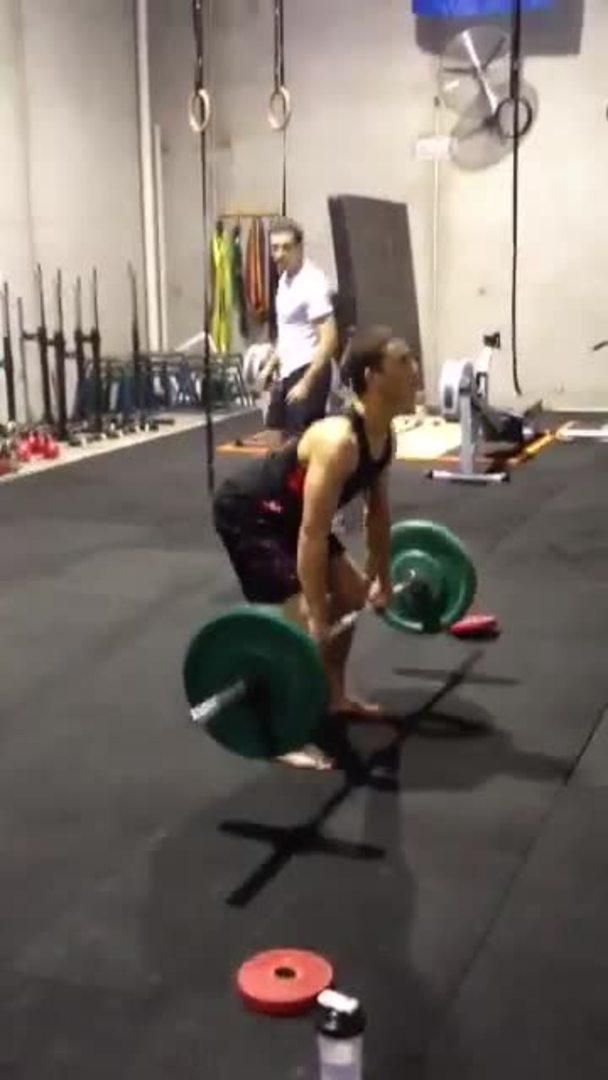 One Arm CrossFit Power Clean and Jerk Catch Jukin Licensing