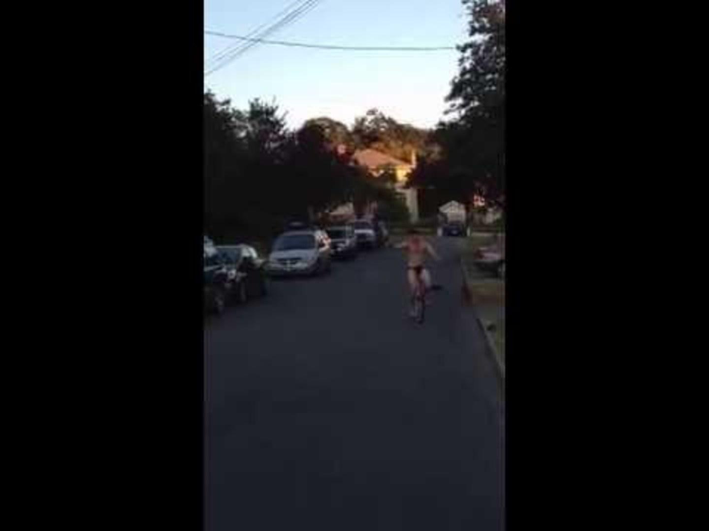 Guy on Unicycle Falls after Catching Beer Jukin Licensing