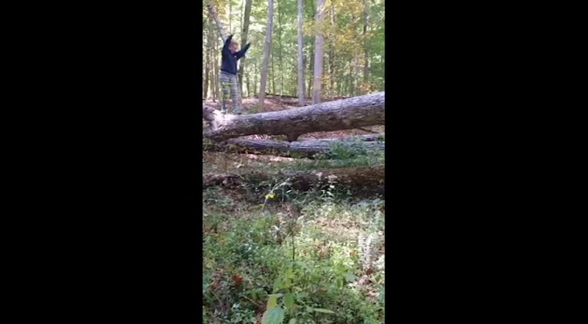 Teenager Attempts Backflip off Tree Trunk Jukin Media Inc