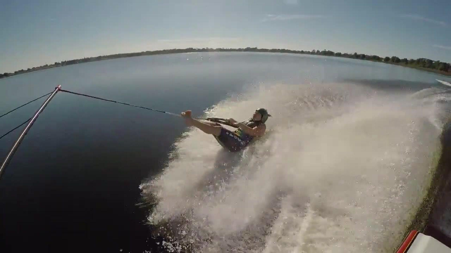 Barefoot Water Skiing at Night Jukin Media Inc