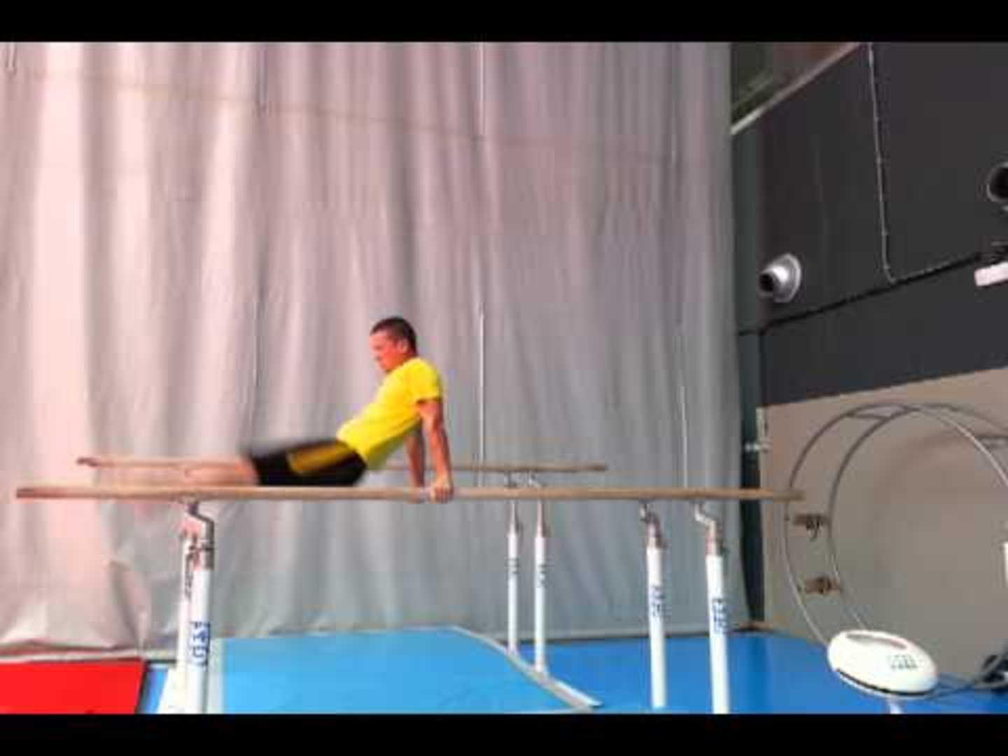 Female Gymnast Hits Butt on Bar Jukin Media Inc