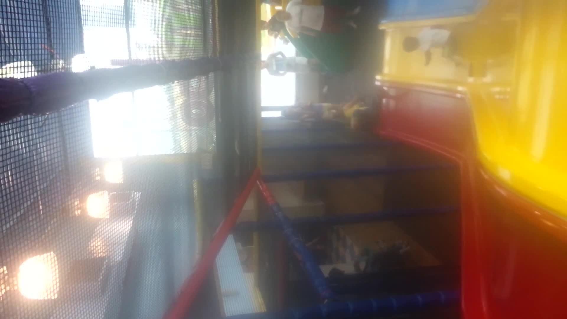 Kid Goes down Slide Backwards and Faceplants Jukin Media Inc