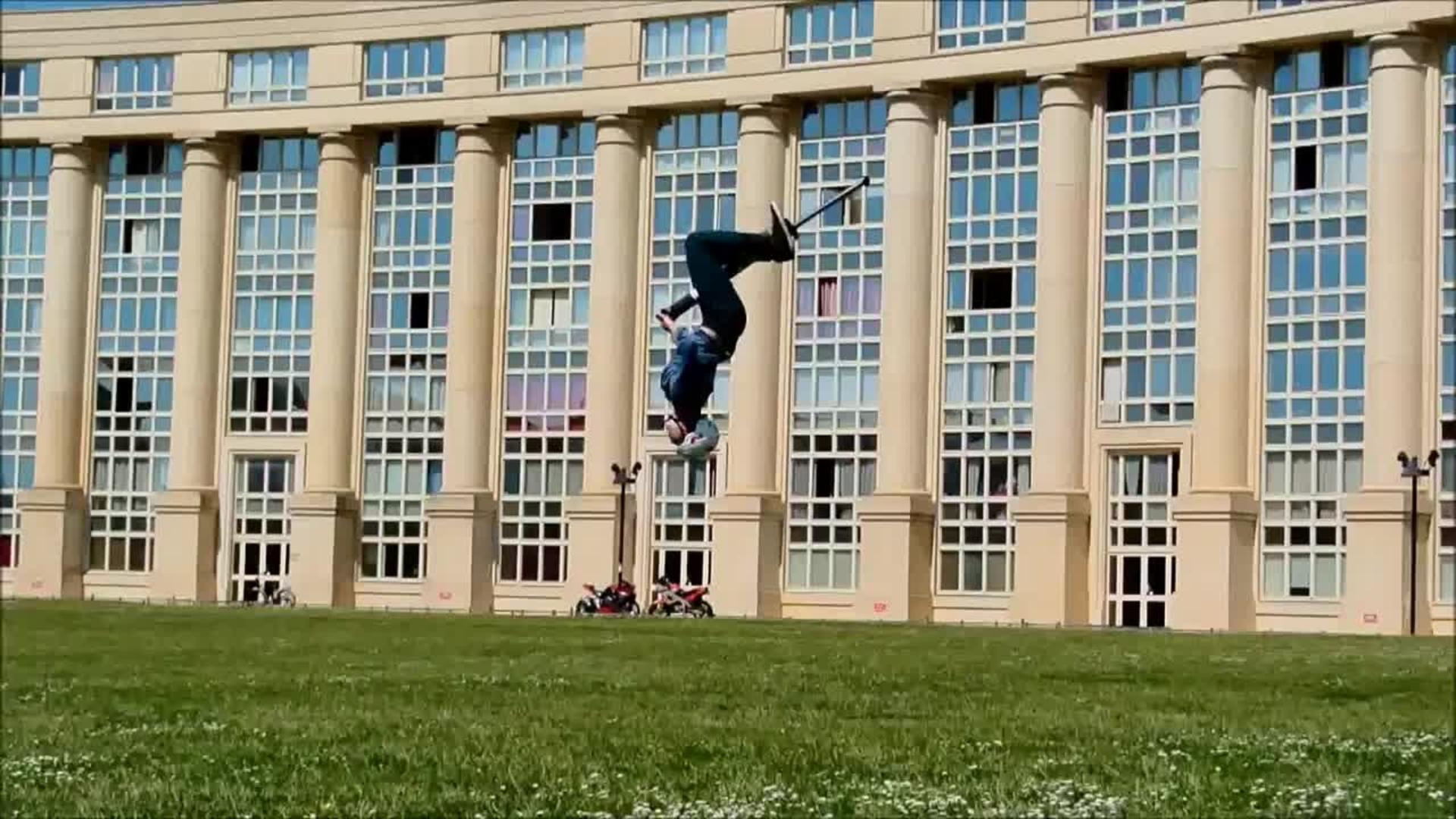 15 Backflips on Pogo Stick Jukin Licensing