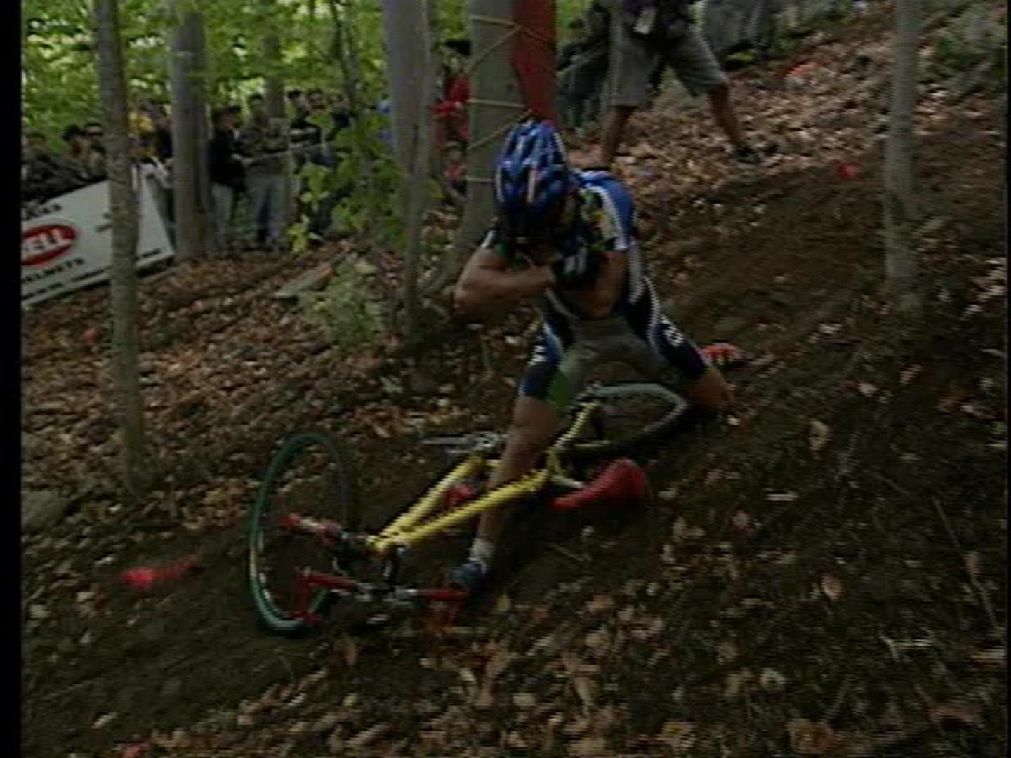 Little Boy Crashes on Downhill Mountain Bike Trail Jukin Media Inc