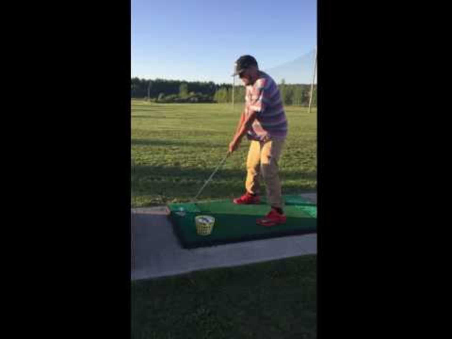 Man Hits Friend with Golf Ball Jukin Media Inc