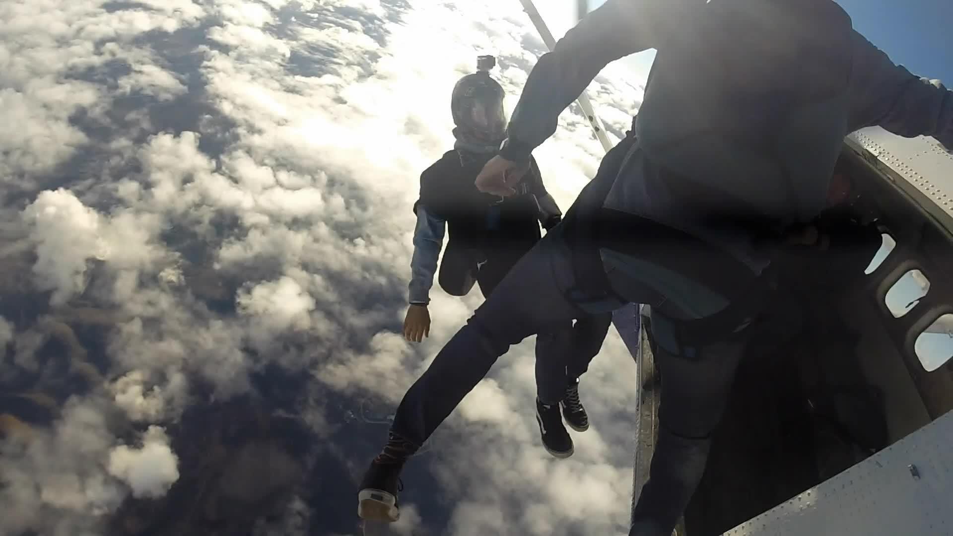 Skydivers Tracking in the Clouds Jukin Licensing
