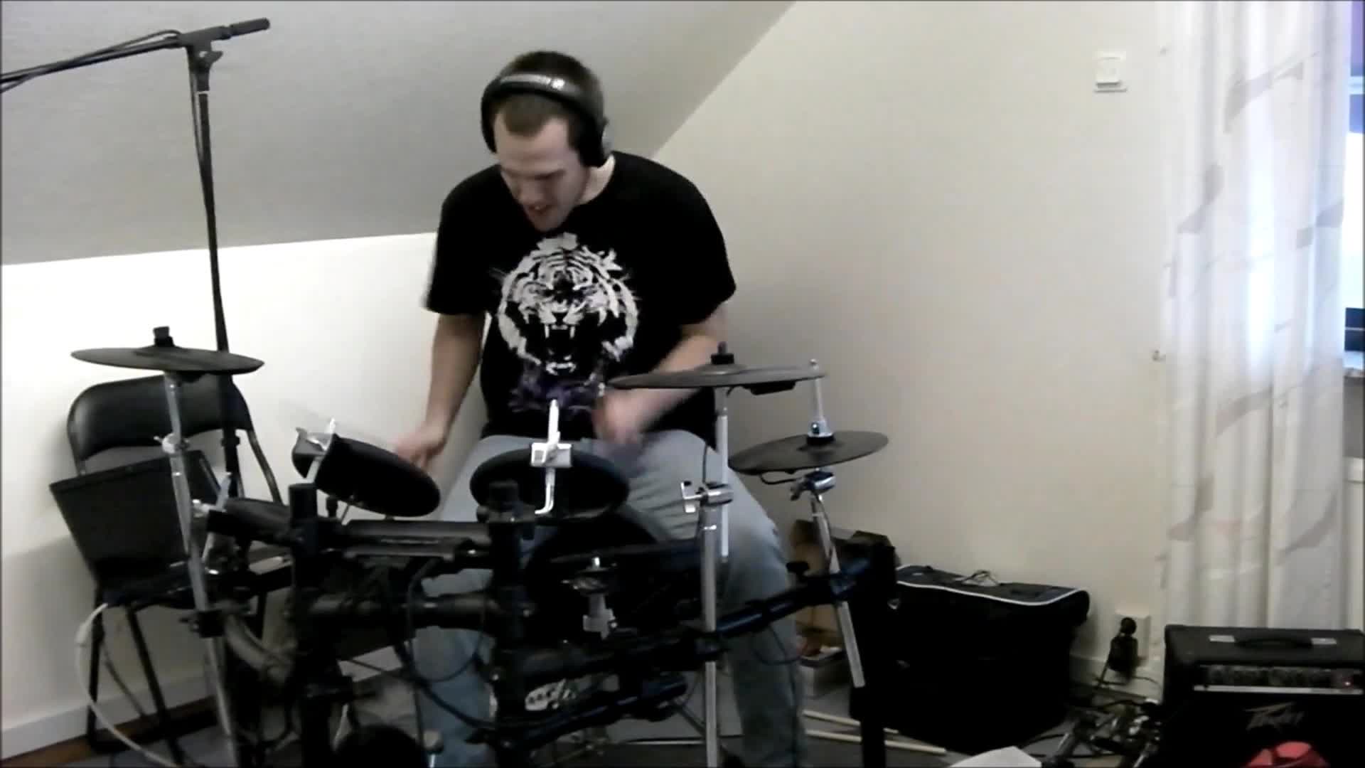 Drummer Hits Himself in Eye with Stick Jukin Licensing