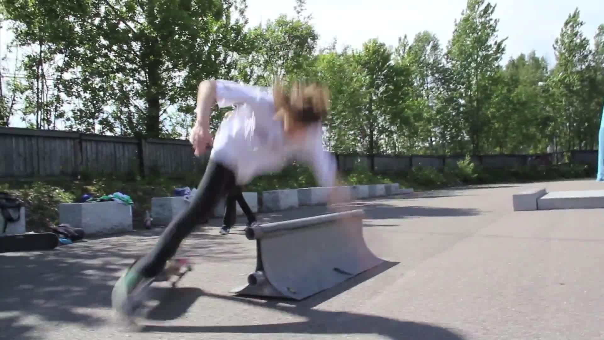 Skateboarding Rail Slide Nutshot Fail Jukin Media Inc