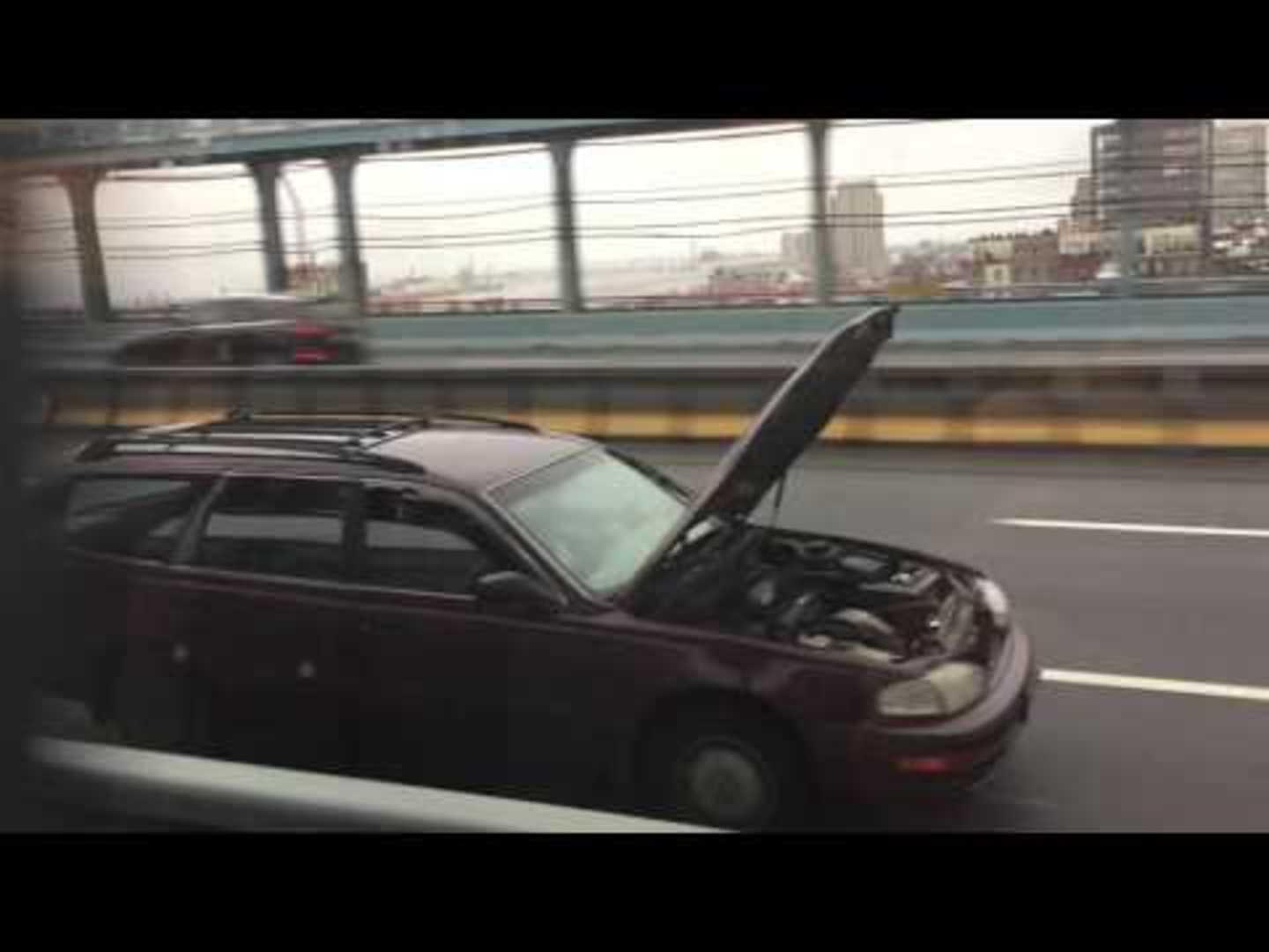 Car's Hood Flies Up In Front Of Windshield While Driving Jukin Media Inc