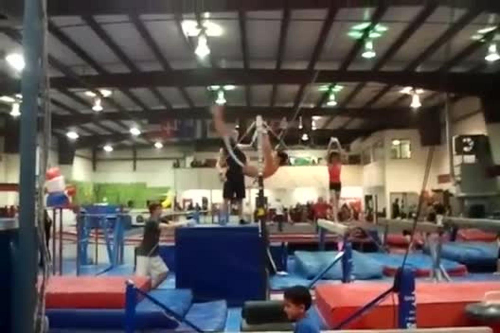 Gymnastics High Bar Trick Fail Jukin Licensing