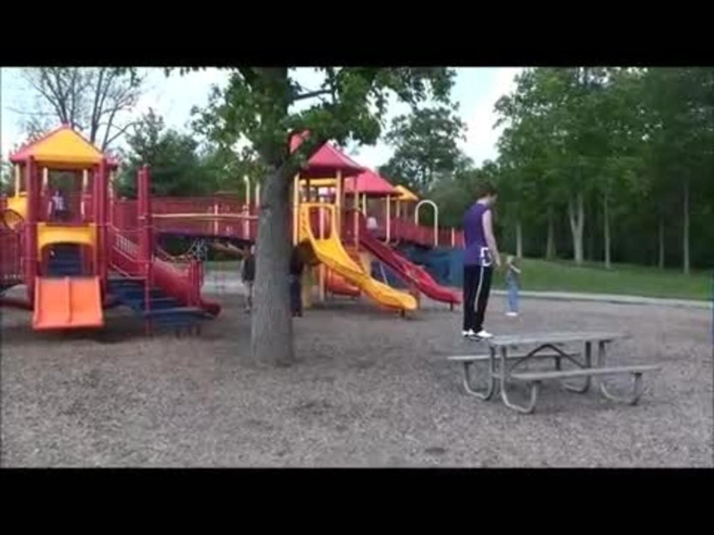 Guy Fails at Backflip off Picnic Table Jukin Licensing