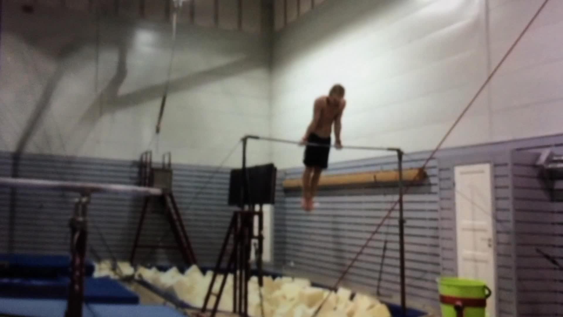 Gymnast Crashes on High Bar Dismount Jukin Licensing