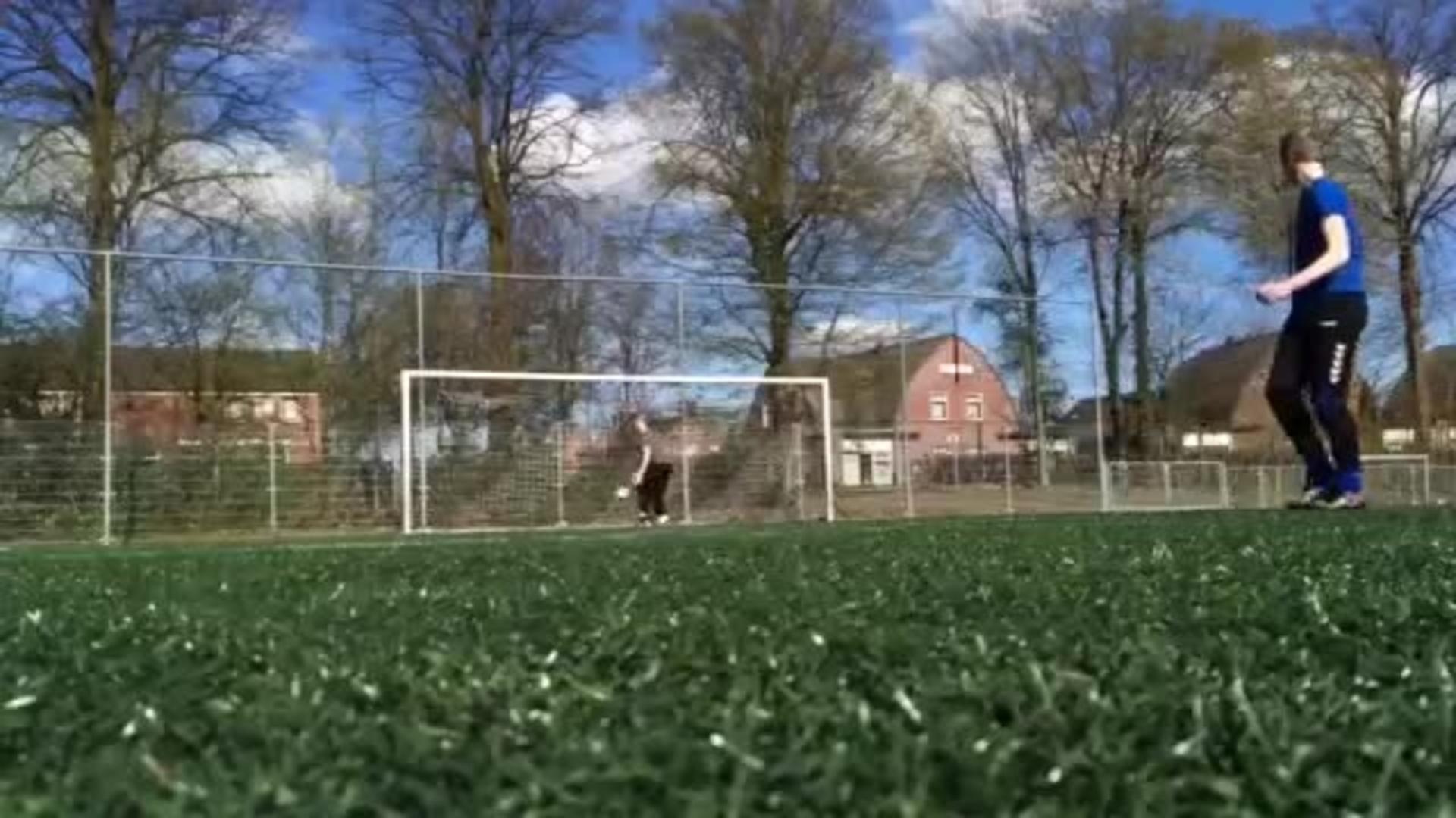 Girl Kicks Through Wall and Accidentally Kicks Guy in Nuts Jukin