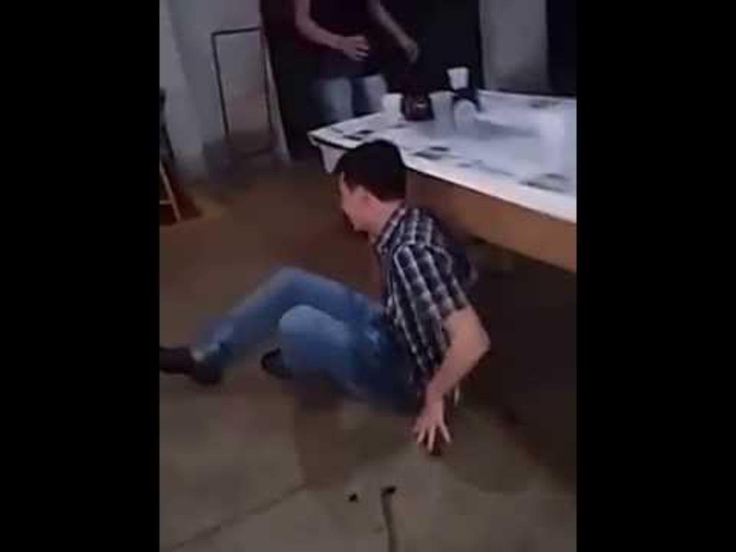 Guy Falls Jumping on Tables Jukin Licensing