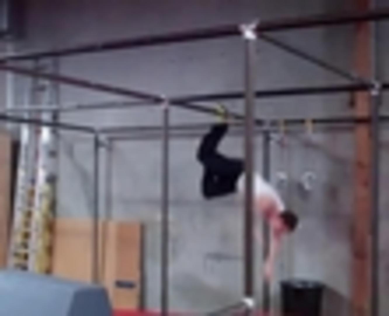 Urban Parkour Athlete Falls from High Bar Jukin Media Inc