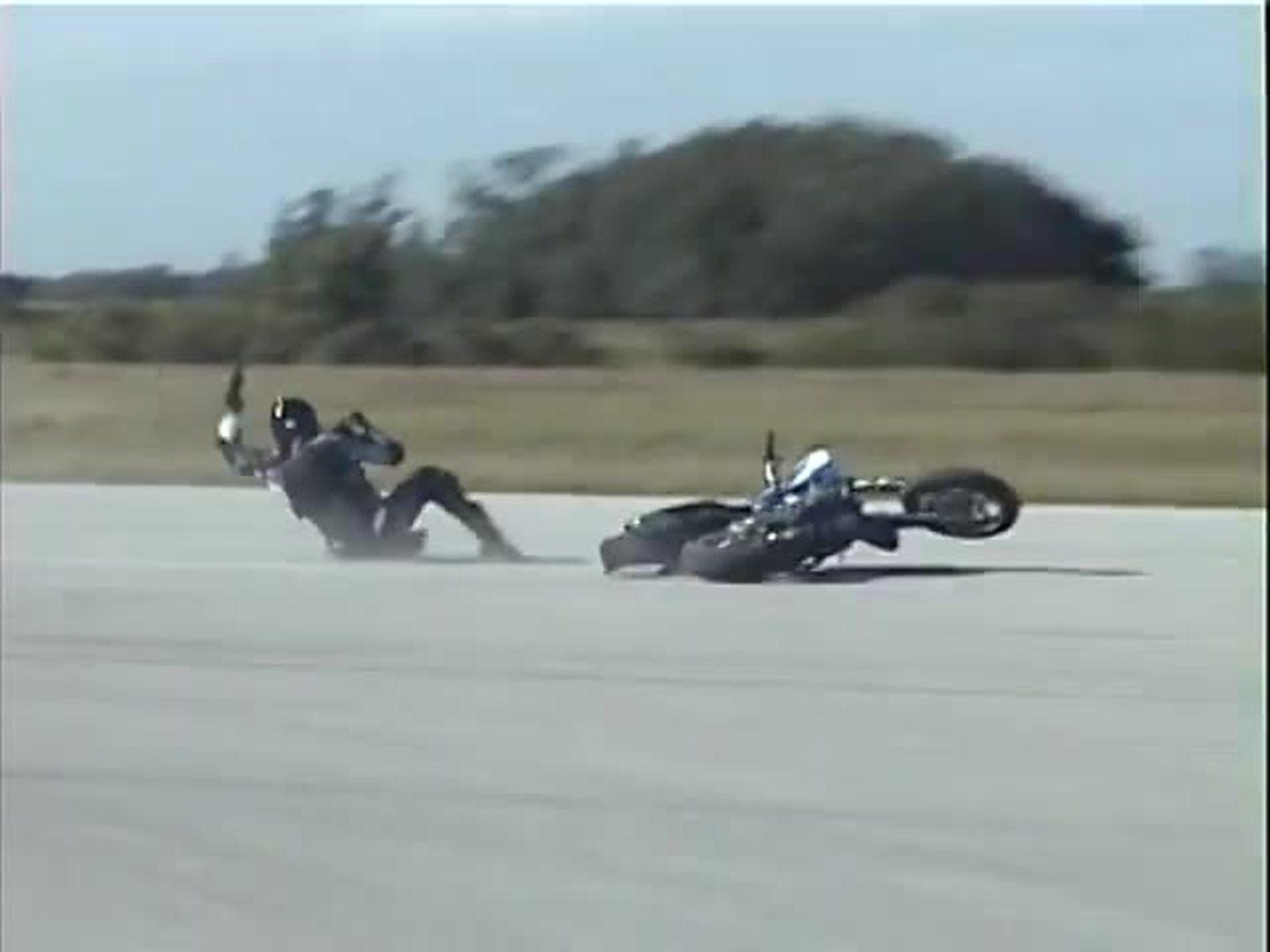 Motorcycle Rider Slides Under Truck to Avoid Crash Jukin Media Inc