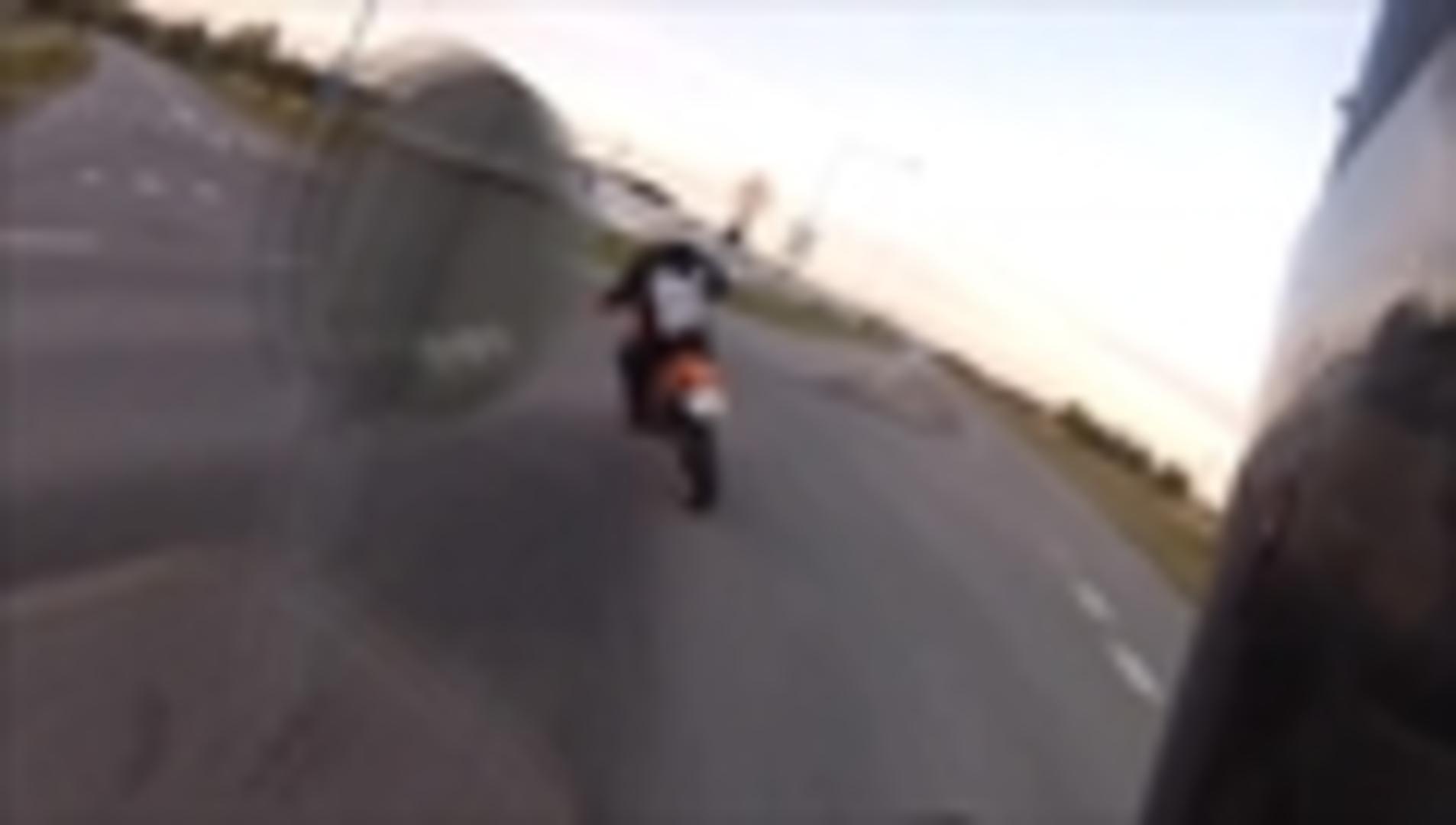 Motorcycle Wheelie Fail into Intersection Jukin Licensing