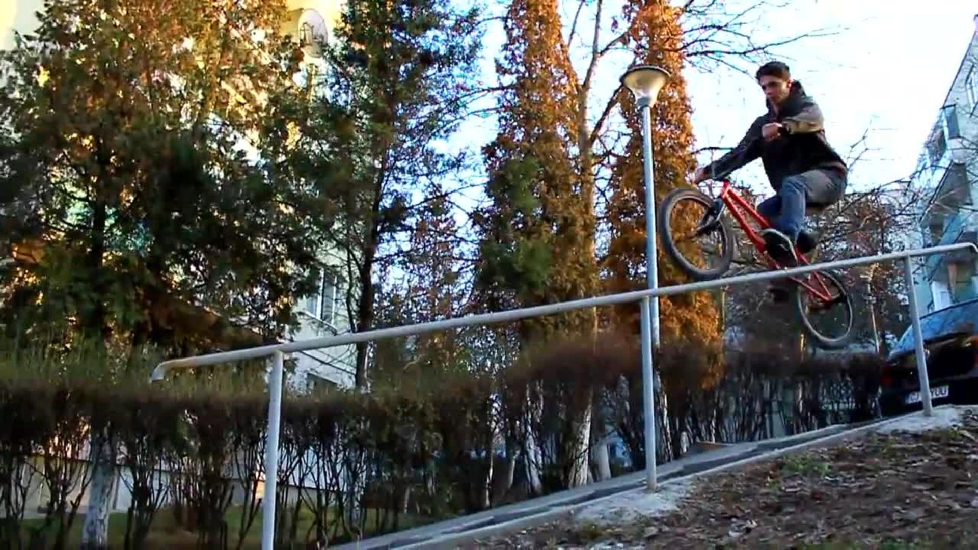 BMX Rider Tries to Grind on Handrail | Jukin Licensing