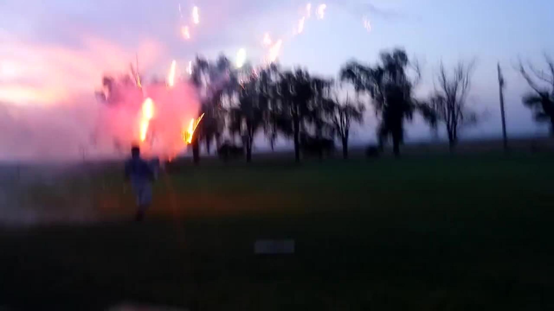 Man Shows Off Epic Roman Candle Guns Jukin Licensing