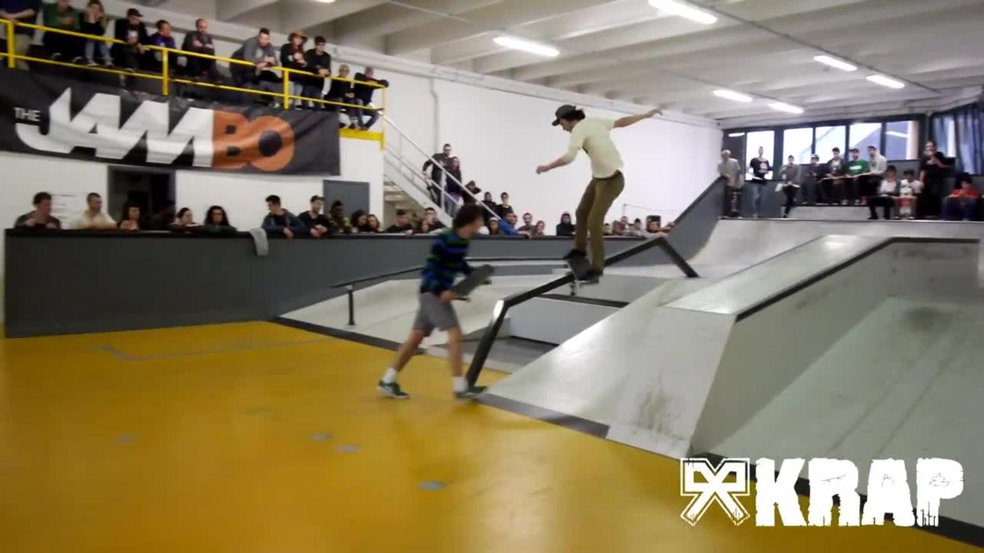 Skateboarding Rail Slide Slams into Skateboarder Jukin Licensing