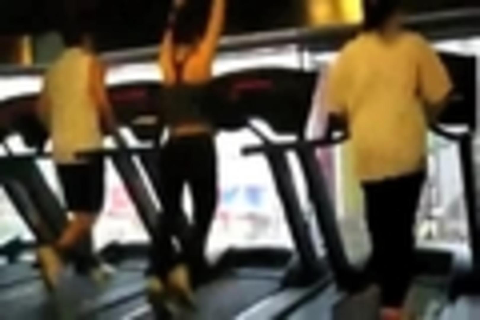 Girl Dancing on Treadmill Jukin Licensing