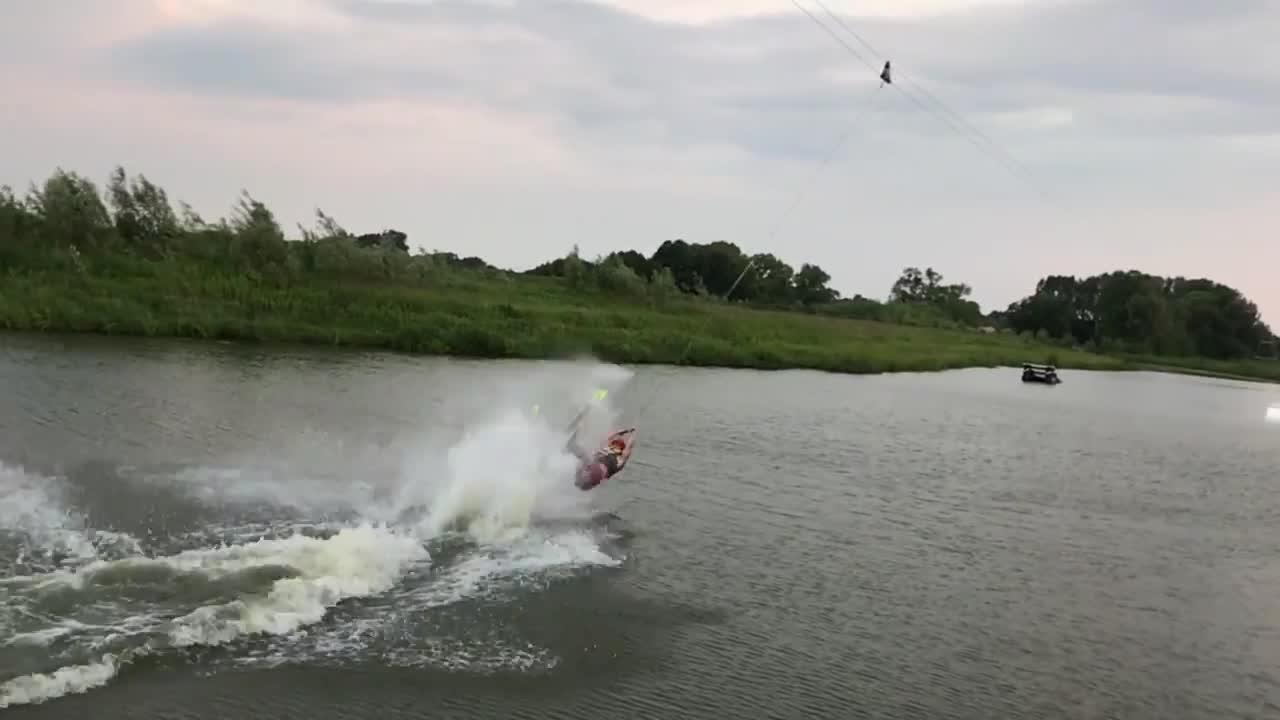 Guy Tries to Flip into Water Jukin Media Inc