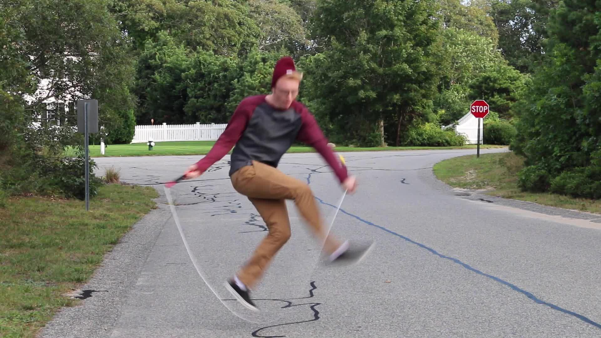 Man Jumps Rope Behind Back And Between Legs Jukin Media Inc