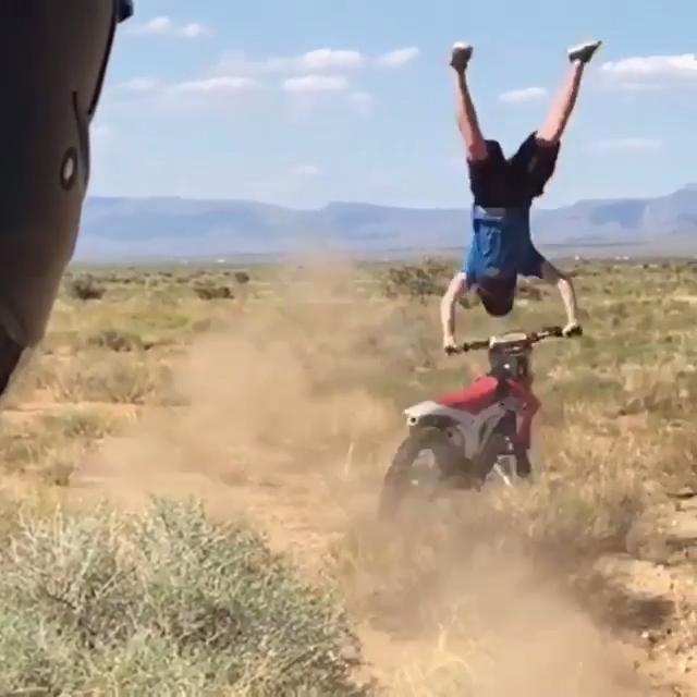 Guy on Dirt Bike Falls off Teeter Totter Jukin Media Inc