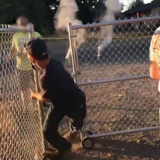 Guy in Wheelchair Fails to Back Away From Fireworks Jukin Media Inc