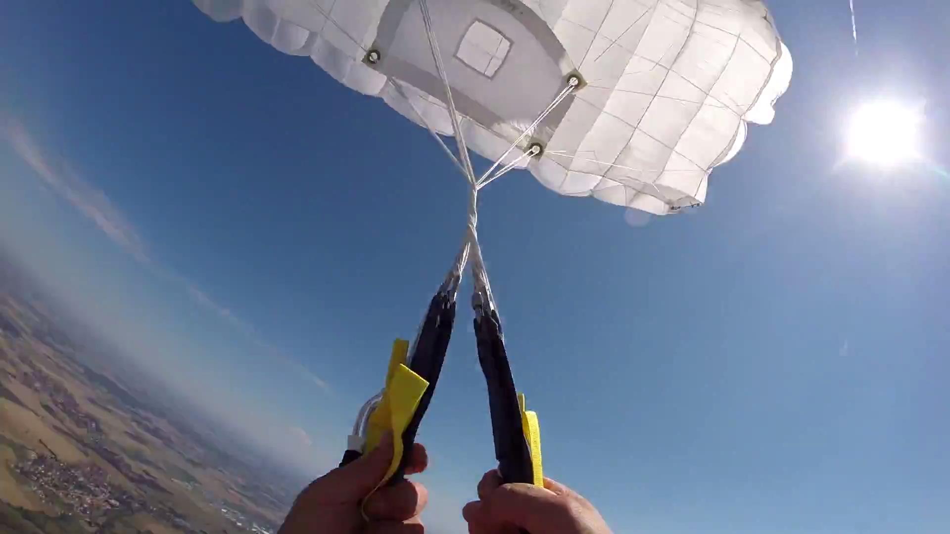 Guy's Parachutes Get Tangled Jukin Media Inc