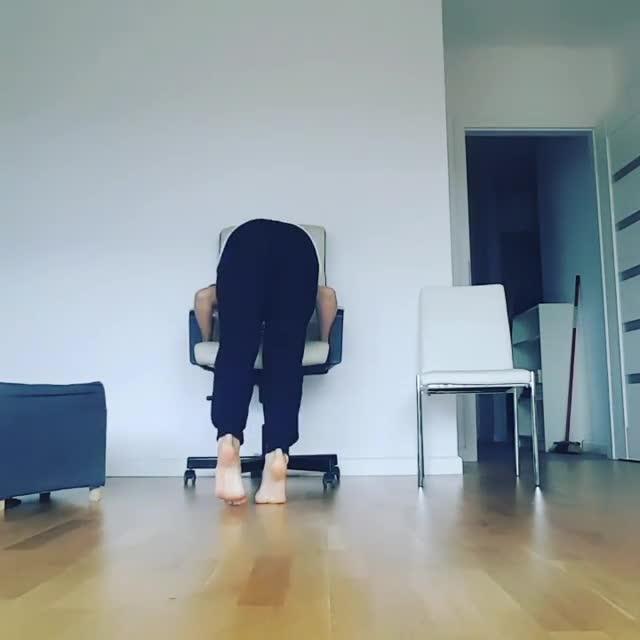 Woman Fails to Perform Headstand on Office Chair Jukin Licensing