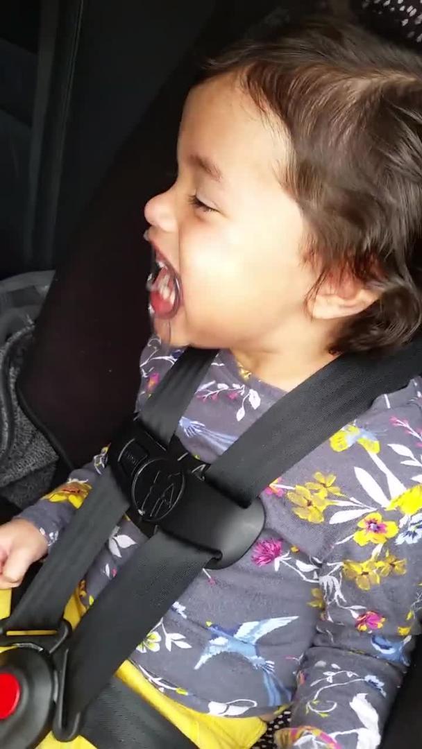 Girl Laughs While Wearing Mouthpiece Jukin Licensing