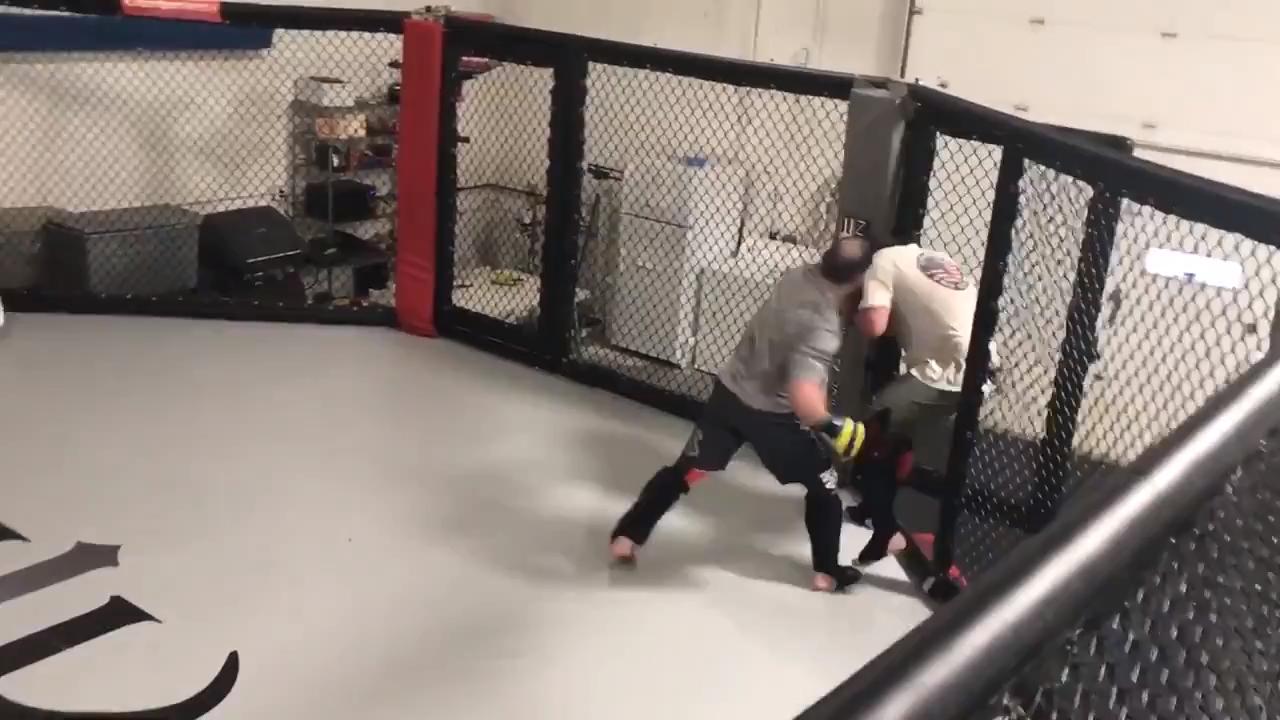 Guy Punched Through Door of Cage Fighting Ring Jukin Licensing