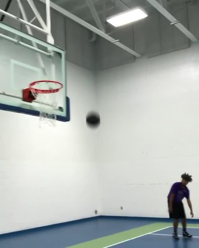 Guy Sinks Impressive Basketball Shot off Wall Jukin Licensing