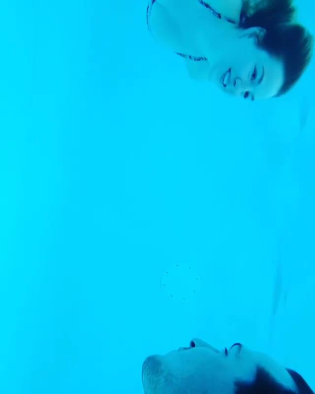 Couple Kisses Affectionately Underwater Jukin Media Inc