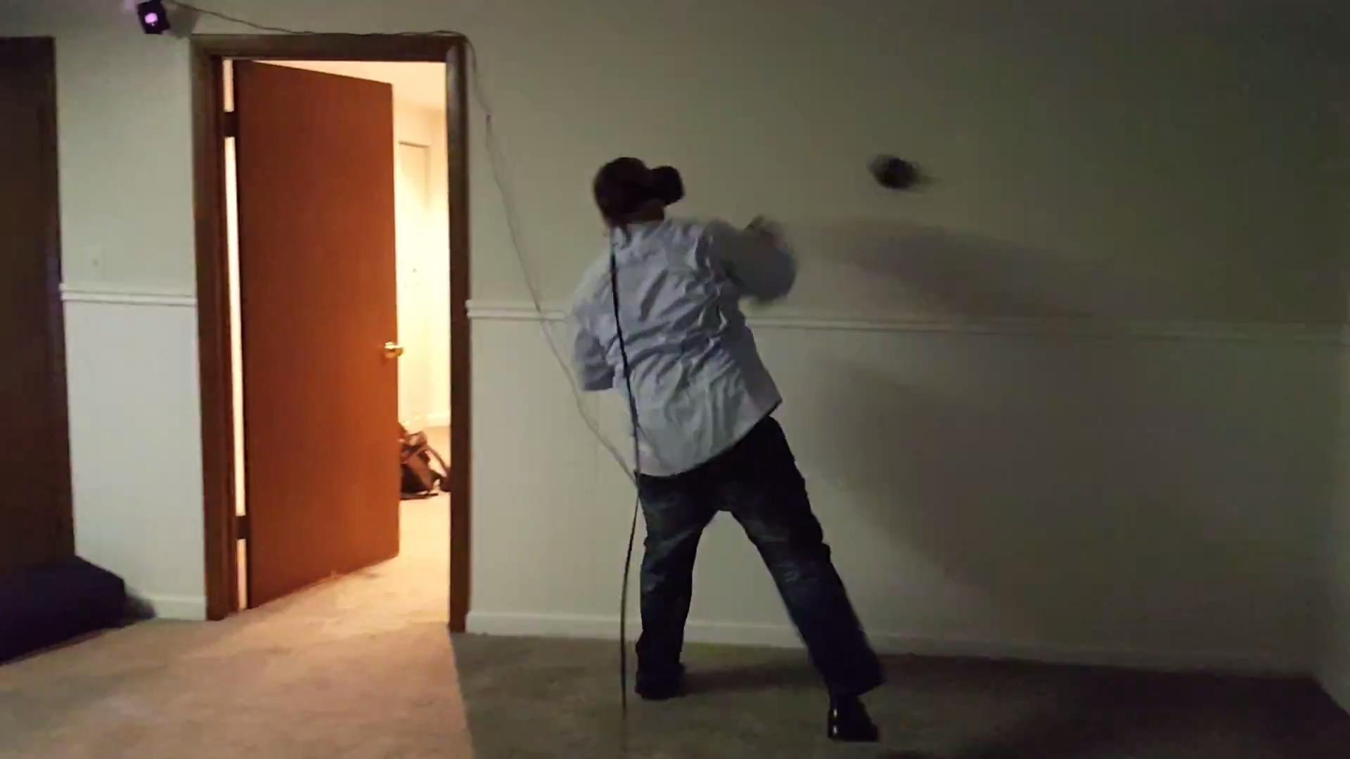 Guy Breaks VR Controller While Punching Wall Jukin Licensing