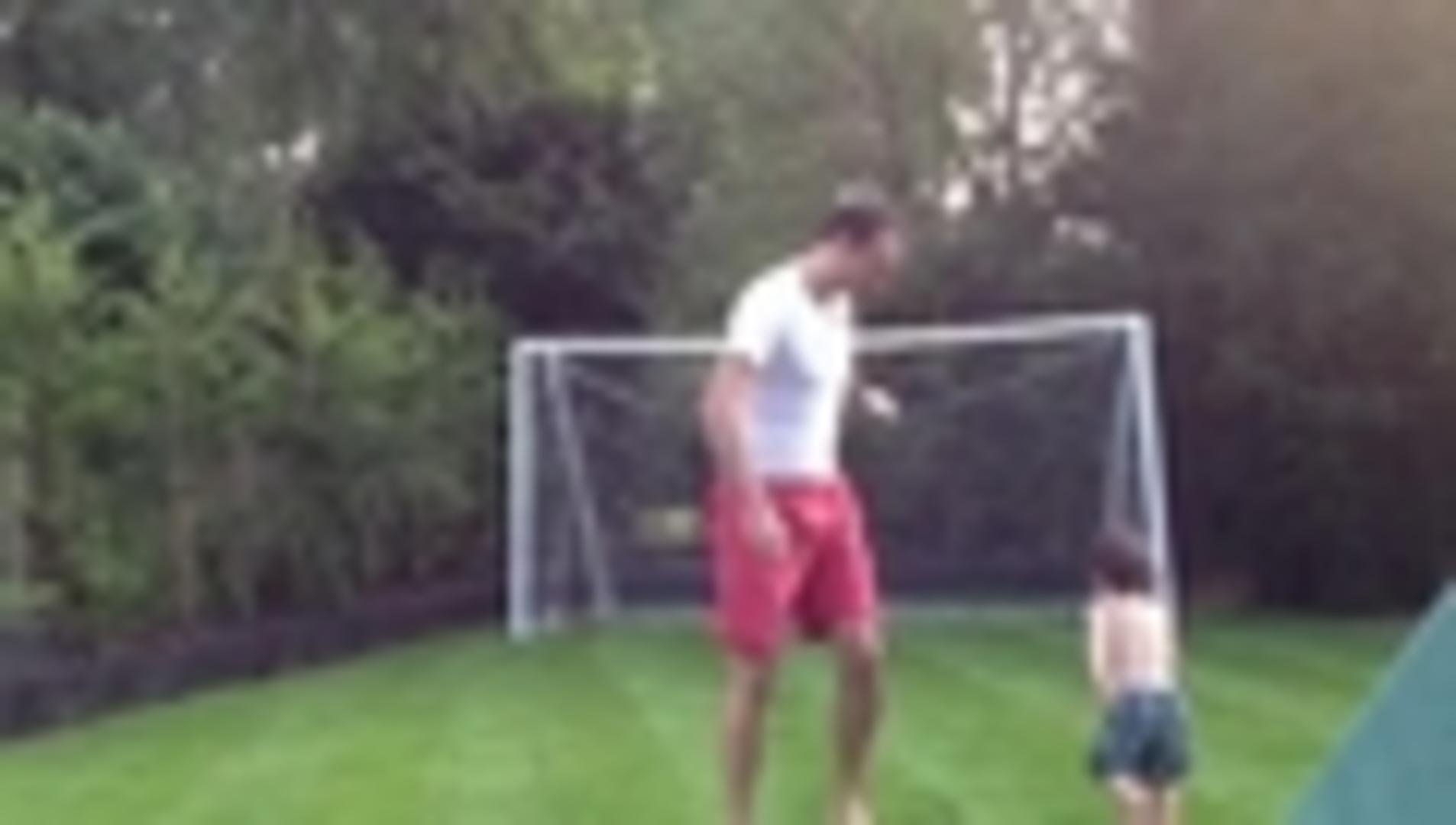 Dad Kicks Soccer Ball into Son's Face Jukin Media Inc