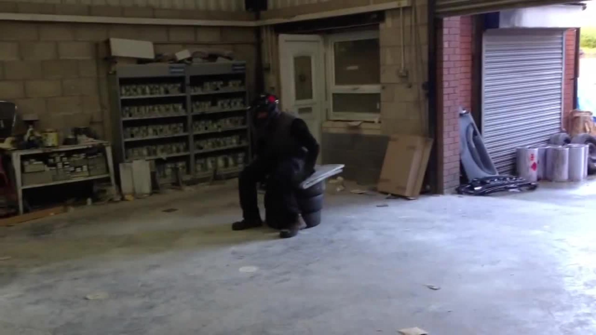 Airbag Prank Flings Rider into Air Jukin Licensing