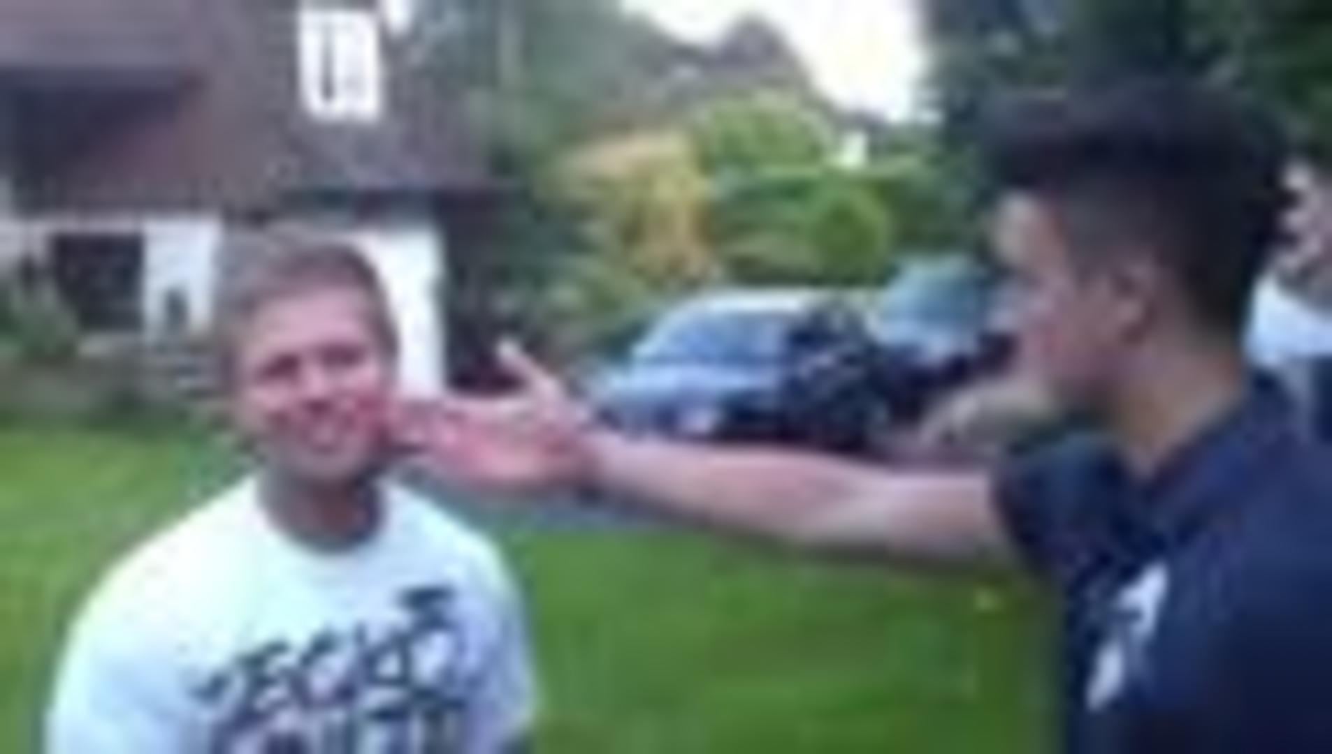 Drunk Guy Fails at Punching Friend Jukin Licensing