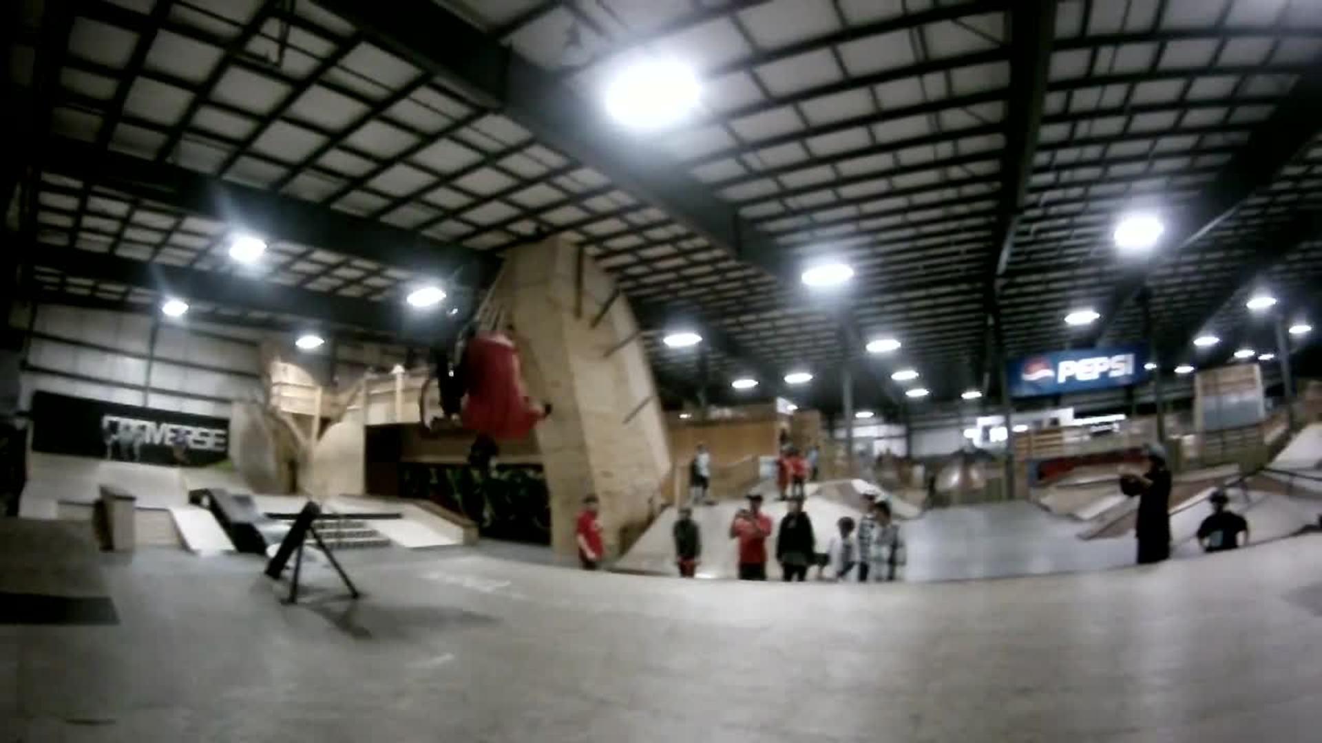 Indoor BMX Front Flip Fail Jukin Licensing