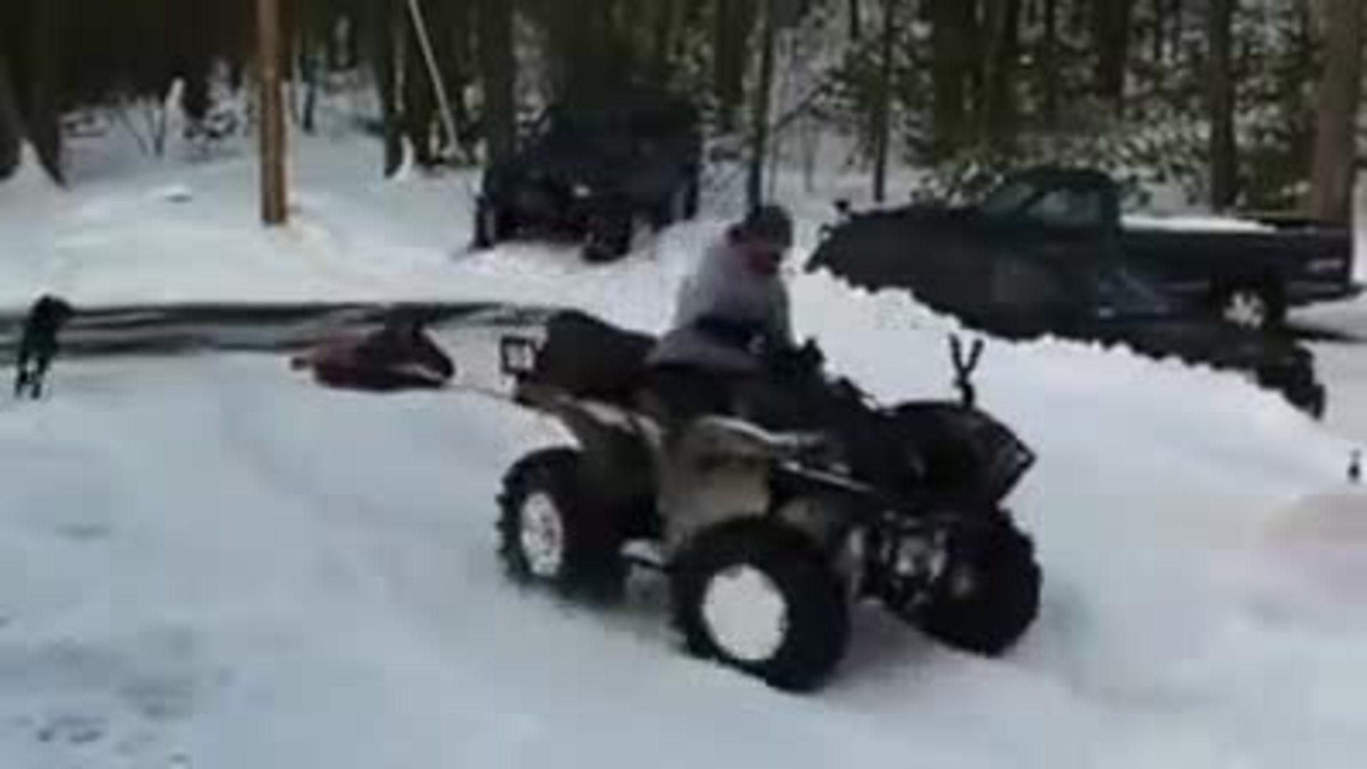 Snowtubing Behind Four Wheeler Fail Jukin Licensing
