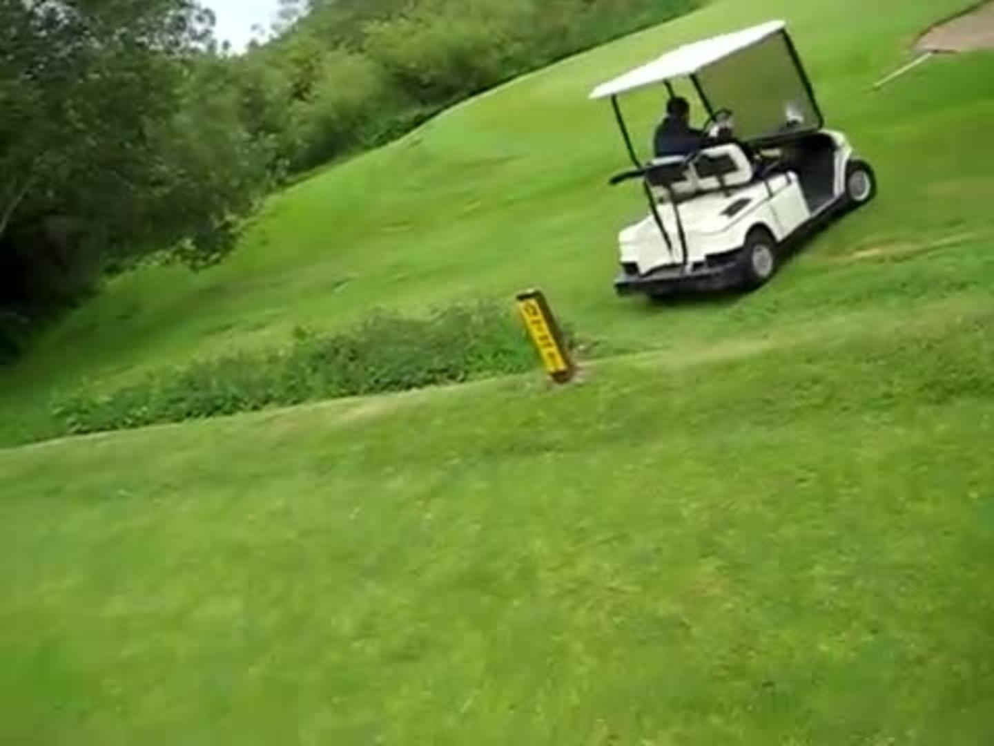 Drunk Man Falls out of Golf Cart Jukin Media Inc