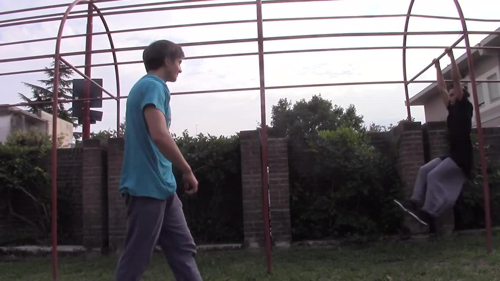 Monkey Bar Breaks from Parkour Swinging Jukin Licensing