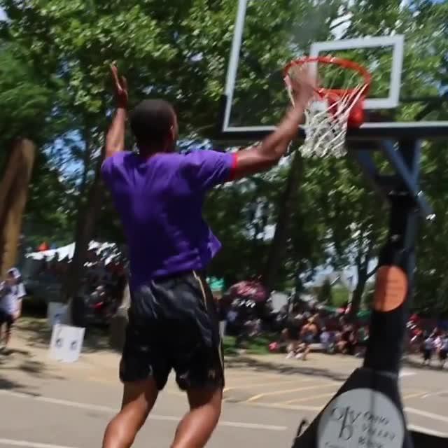 Kid Successfully Throws Basketball Into Hoop Backwards Jukin Media Inc