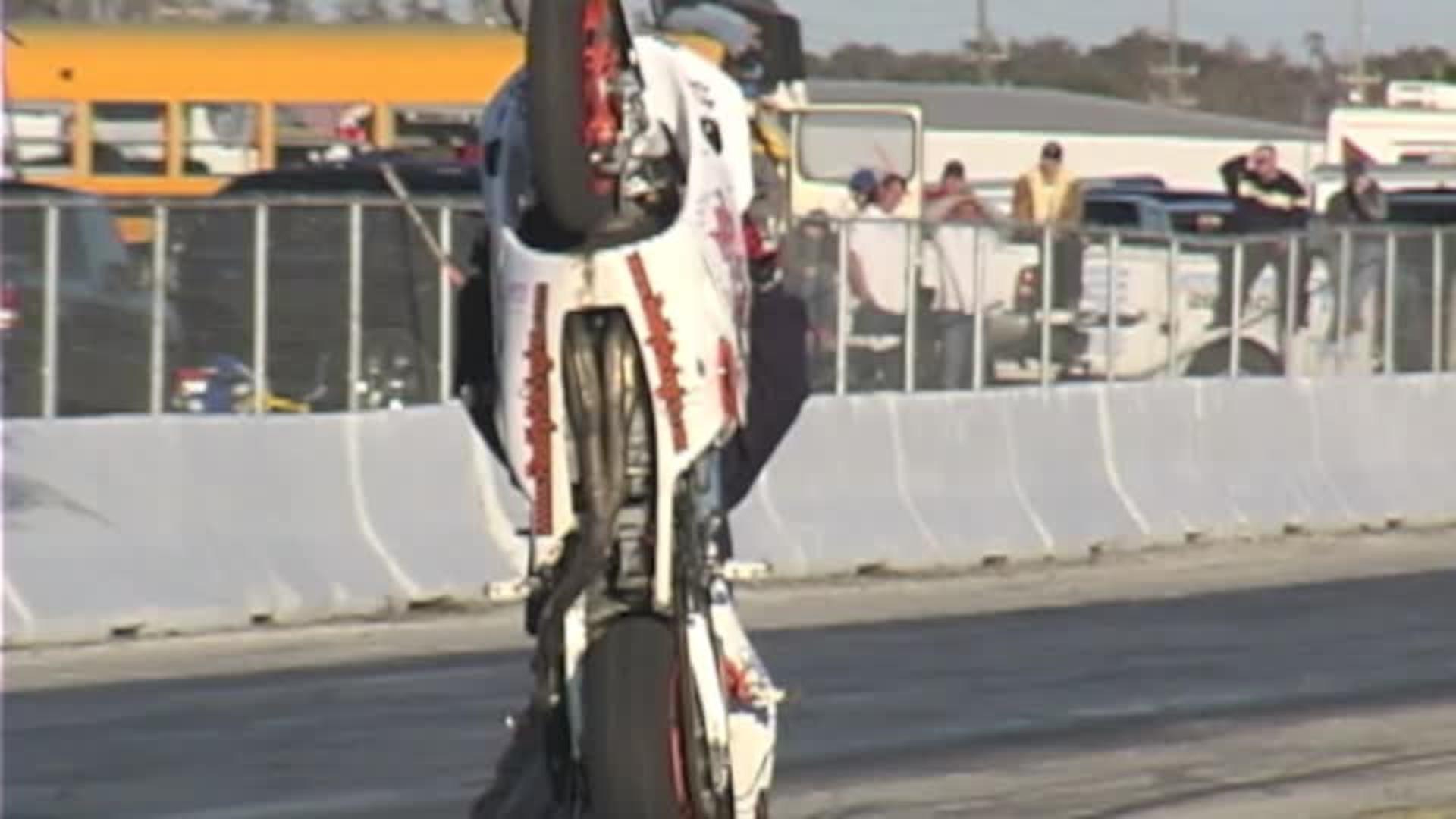 Guy Loses Grip of Bike While Popping Wheelie Jukin Licensing