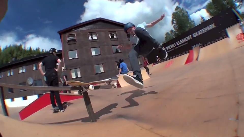 Skateboarder Snaps Skateboard on Rail Slide Jukin Media Inc