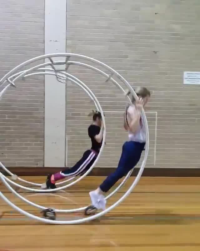 Synchronized Wheel Gymnastics Jukin Media Inc